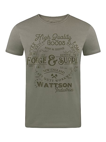 riverso T-Shirt Herren Printshirt RIVLeon Regular günstig online kaufen