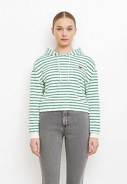 pieces Kapuzensweatshirt PCCHILLI LS HOODIE STRIPES EMB NOOS BC günstig online kaufen