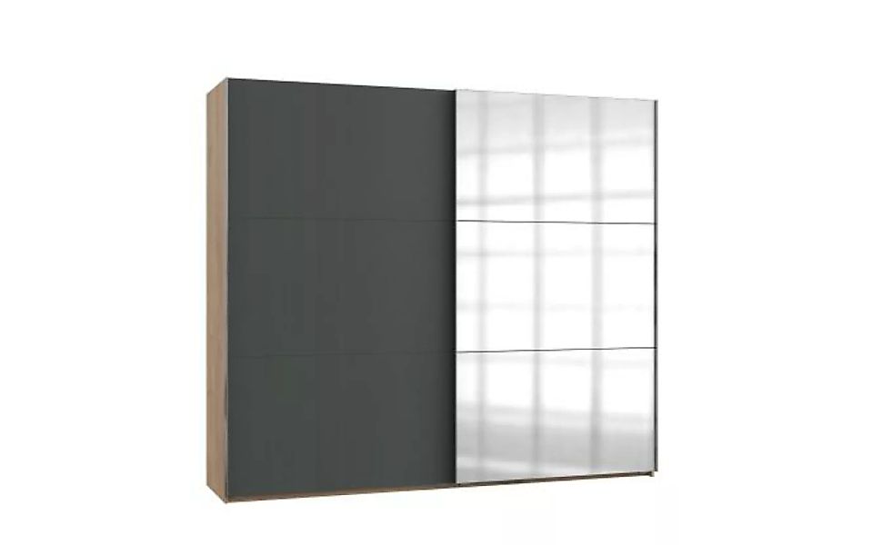 Schwebetürenschrank 2trg mit 1 Spiegel LEVEL36 A von WIMEX Grau günstig online kaufen