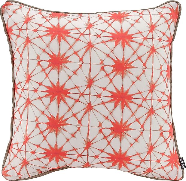 H.O.C.K. Dekokissen "Badu Batik Saphire Outdoor" mit Keder, Kissenhülle mit günstig online kaufen
