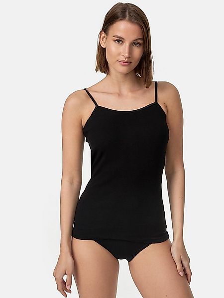 TEXEMP Spaghettitop 4er Pack Damen Unterhemd Spaghettiträger Trägertop Tank günstig online kaufen
