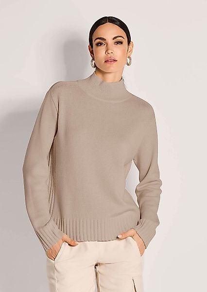 MADELEINE Strickpullover Stilvoller Kaschmirpullover mit Stehkragen günstig online kaufen