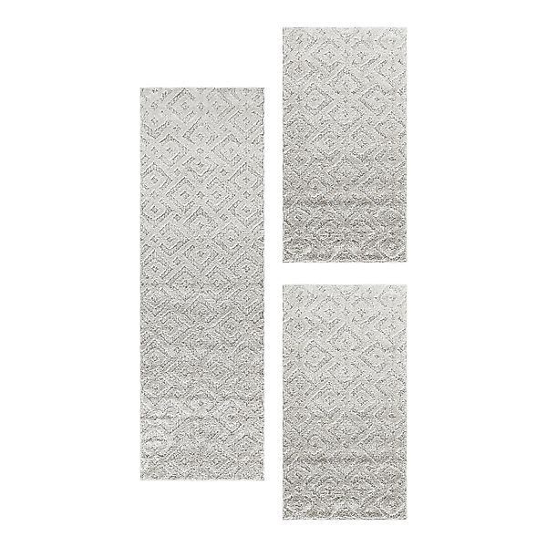 SIMPEX24 Hochflor-Bettumrandung Geometrisch Design, Höhe 20 günstig online kaufen