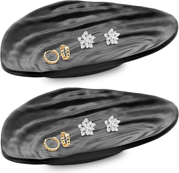 Holz Lichter Dekoschale Dekoschale 2er Set Resin, Organizer Schalen für Sch günstig online kaufen