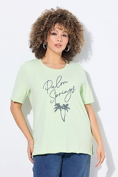 Ulla Popken T-Shirt T-Shirt Palm Springs Classic Rundhals Halbarm günstig online kaufen