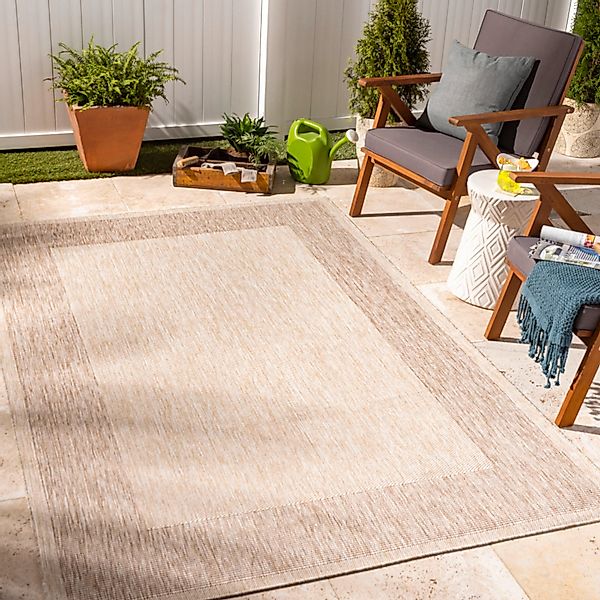 Surya Teppich »MELILLA«, rechteckig, 4 mm Höhe, Teppich In- /Outdoor Boho J günstig online kaufen