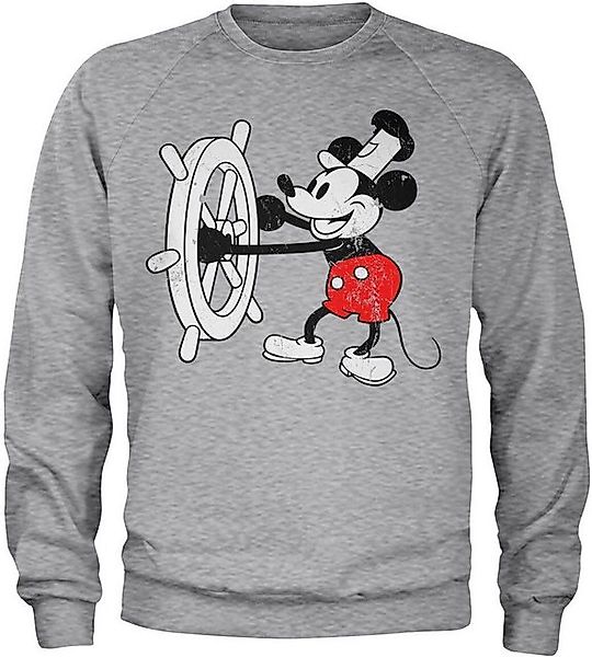 Hybris Rundhalspullover Steamboat Willie Sweatshirt günstig online kaufen