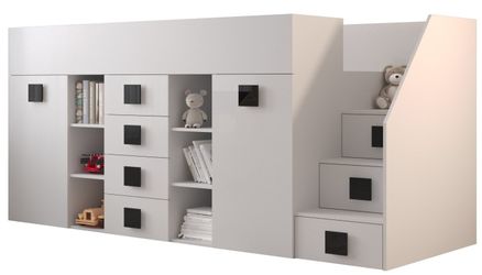 ABIKS MÖBEL Etagenbett TOLEDO 3 Hochbett günstig online kaufen