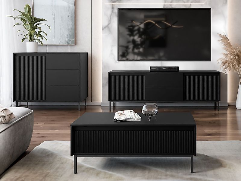 MIRJAN24 Wohnzimmer-Set Ozmi II, (Kommode, TV-Lowboard, günstig online kaufen