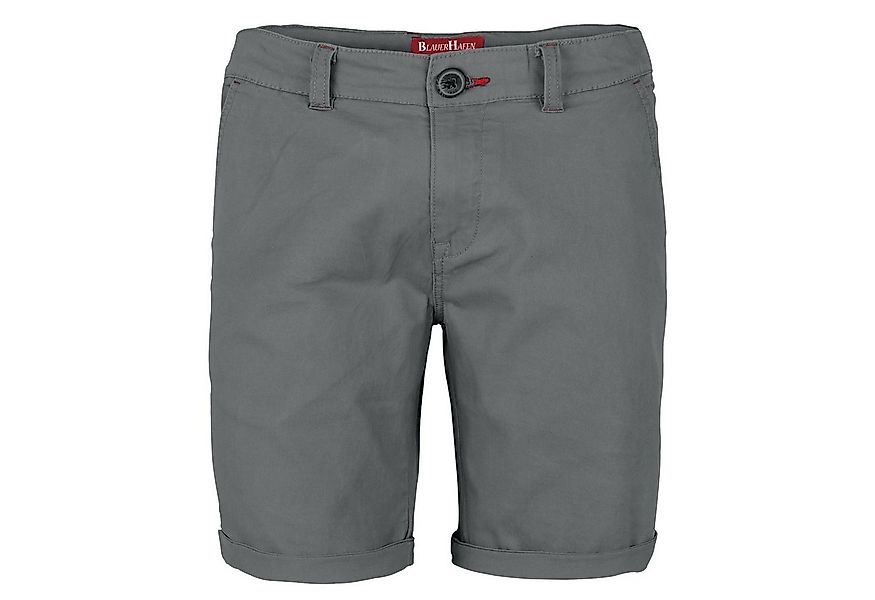 BlauerHafen Chinoshorts Herren Stretch Chino Shorts Slim Fit Bermuda Hose S günstig online kaufen