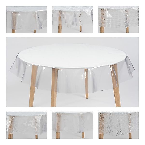 laro Tischdecke Tischdecke rund transparent – günstig online kaufen