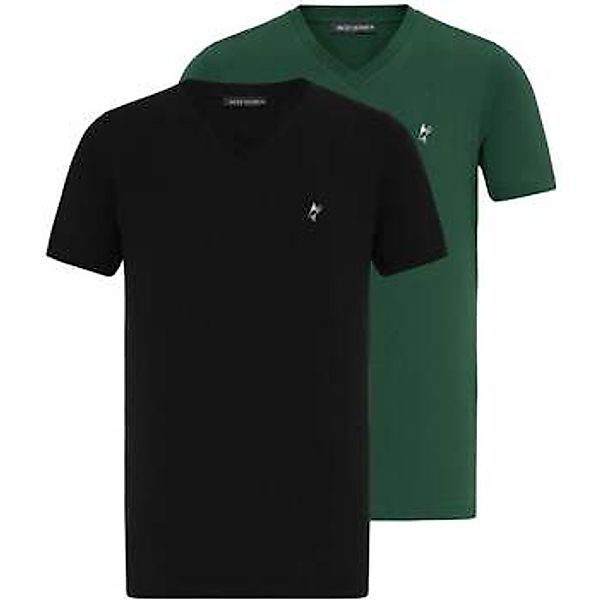 Jacey Quinn  T-Shirts & Poloshirts Philippe Regular Fit V-Neck T-shirt günstig online kaufen