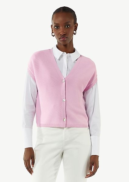comma Cardigan Strickjacke Kurze Strickjacke mit günstig online kaufen