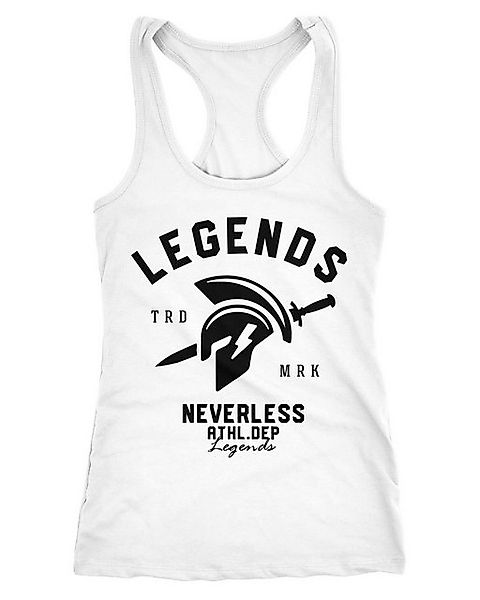 Neverless Tanktop Cooles Damen T-Shirt Legends Sparta Gladiator Gym Athleti günstig online kaufen
