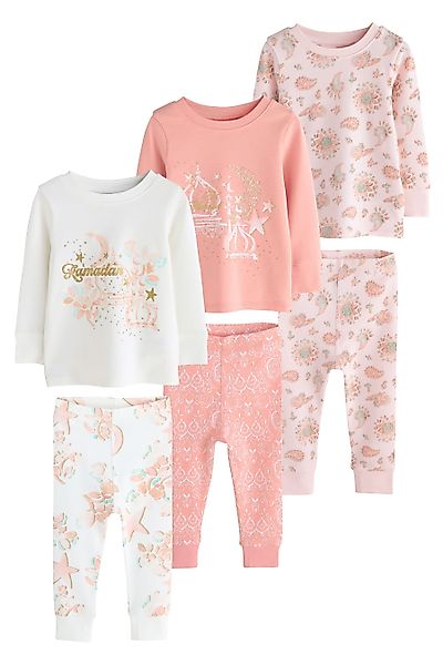 Next Pyjama 3er-Pack Snuggle Eid-Schlafanzüge aus günstig online kaufen