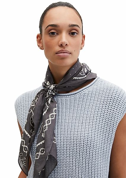 Marc OPolo Modeschal aus reiner Bio-Baumwolle, quadratisch, ca. 85 x 85 cm günstig online kaufen