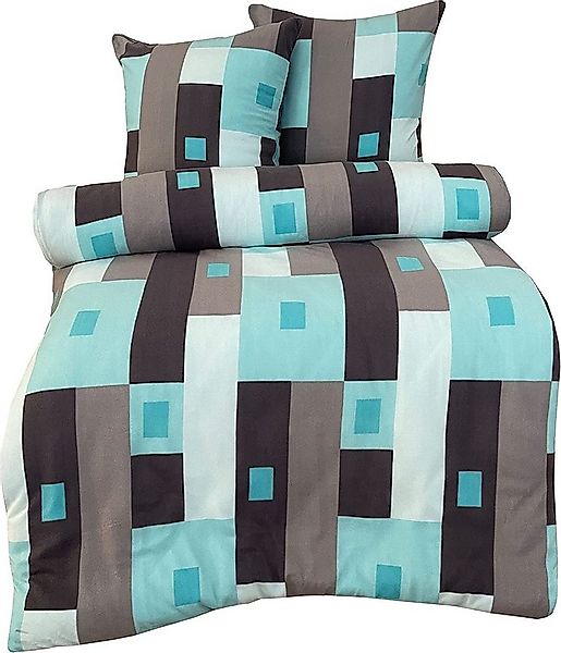 One Home Bettwäsche Winter Fleece, Fleece, 4 teilig, modern und kariert, ku günstig online kaufen