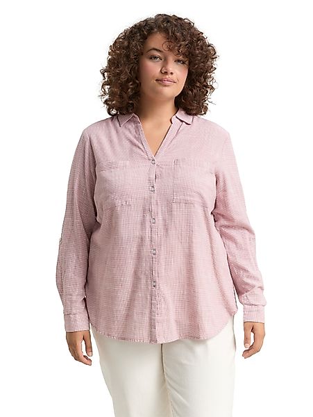 TOM TAILOR PLUS Shirtbluse, mit aufgesetzten Brusttaschen günstig online kaufen