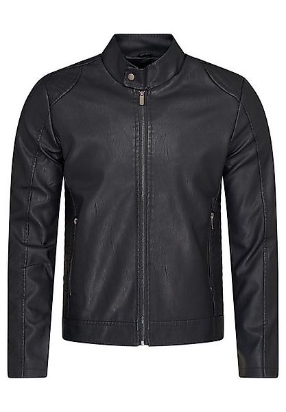 SOULSTAR Lederimitatjacke MJEGNA im Bikerjacken-Stil günstig online kaufen