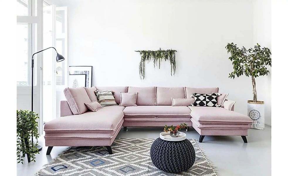 Miuform Wohnlandschaft mit Schlaffunktion Charming Charlie ¦ rosa/pink ¦ Ma günstig online kaufen