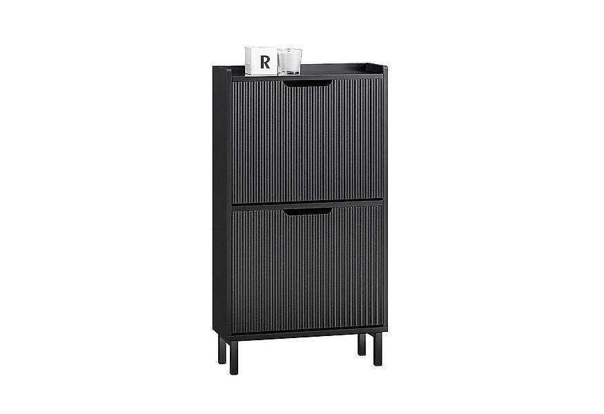 SoBuy Schuhkipper DE-FSR177, Schuhschrank schmal, Flurschrank Hoch Kommode, günstig online kaufen