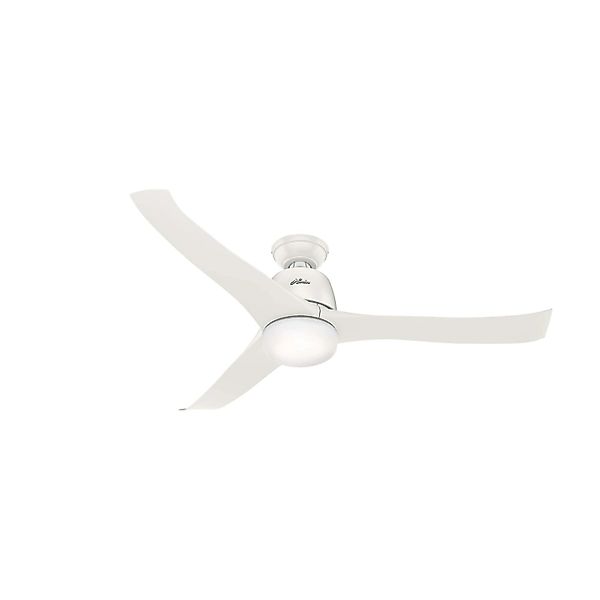 HUNTER FANS Deckenventilator Harmony Weiß 137 cm mit Beleuchtung und Fernbe günstig online kaufen