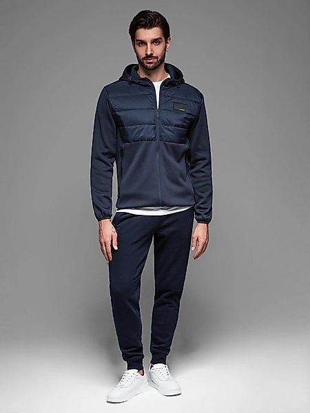 OMBRE Allwetterjacke Leichte Herrenjacke aus Materialkombinationen mit Kapu günstig online kaufen