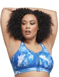 GLAMORISE Bügelloser BH Sport-BH mit Reißverschluss günstig online kaufen