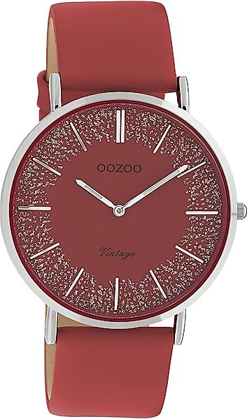 OOZOO Quarzuhr Oozoo Damen Armbanduhr rot günstig online kaufen