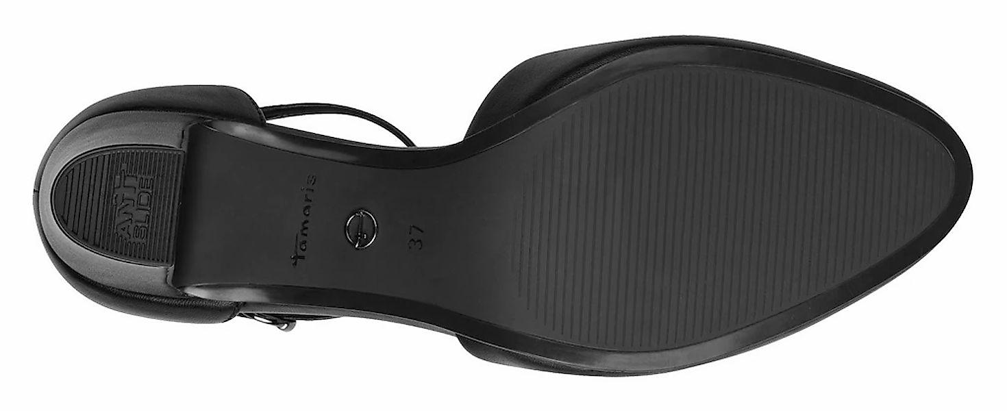 Tamaris Spangenpumps, Abendschuh, Festtagsschuh, Blockabsatz, mit Klettvers günstig online kaufen