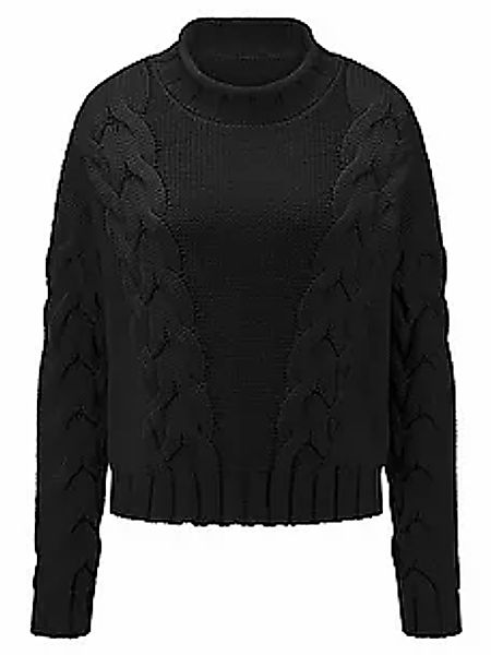 Pullover Stehkragen Peter Hahn schwarz günstig online kaufen