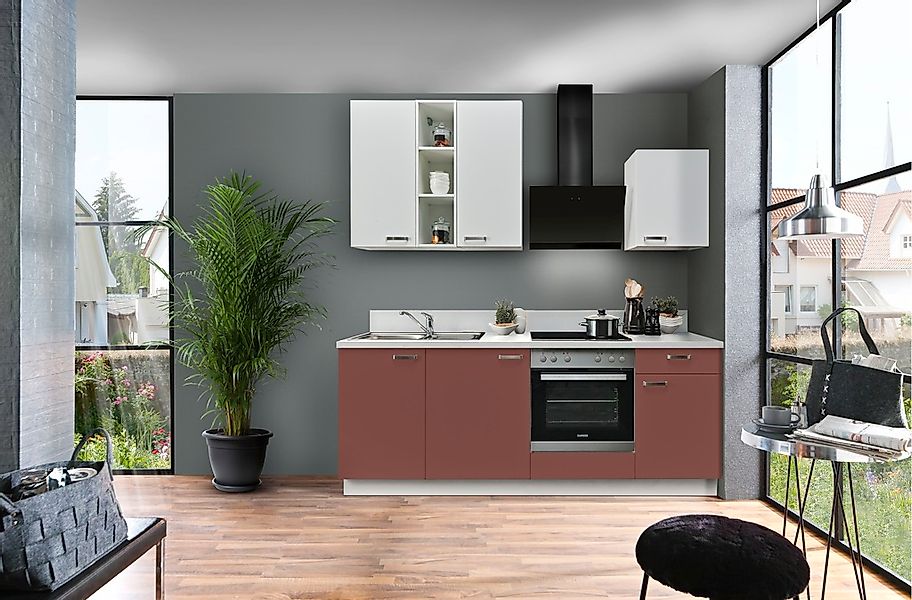 KOCHSTATION Küchenzeile ""KS-Bari"", mit Soft-Close-Funktion und Vollauszug günstig online kaufen
