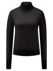 Rundhals-Pullover Peter Hahn schwarz günstig online kaufen