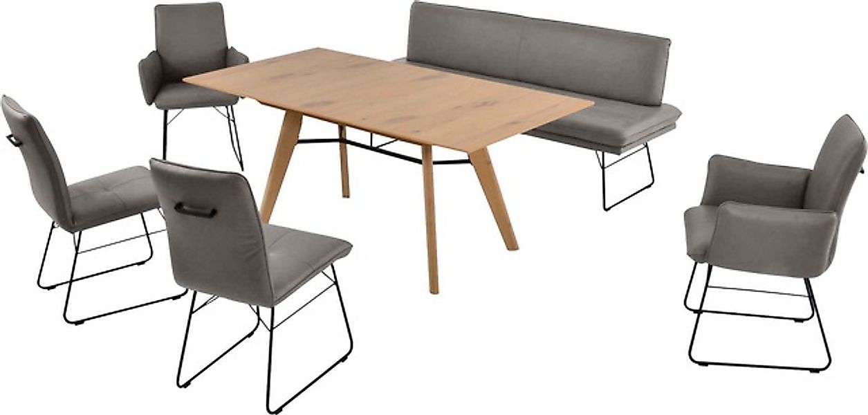 K+W Komfort & Wohnen Essgruppe »Giacomo IV« 6 Stk. tlg. Polsterbank in 2 Gr günstig online kaufen