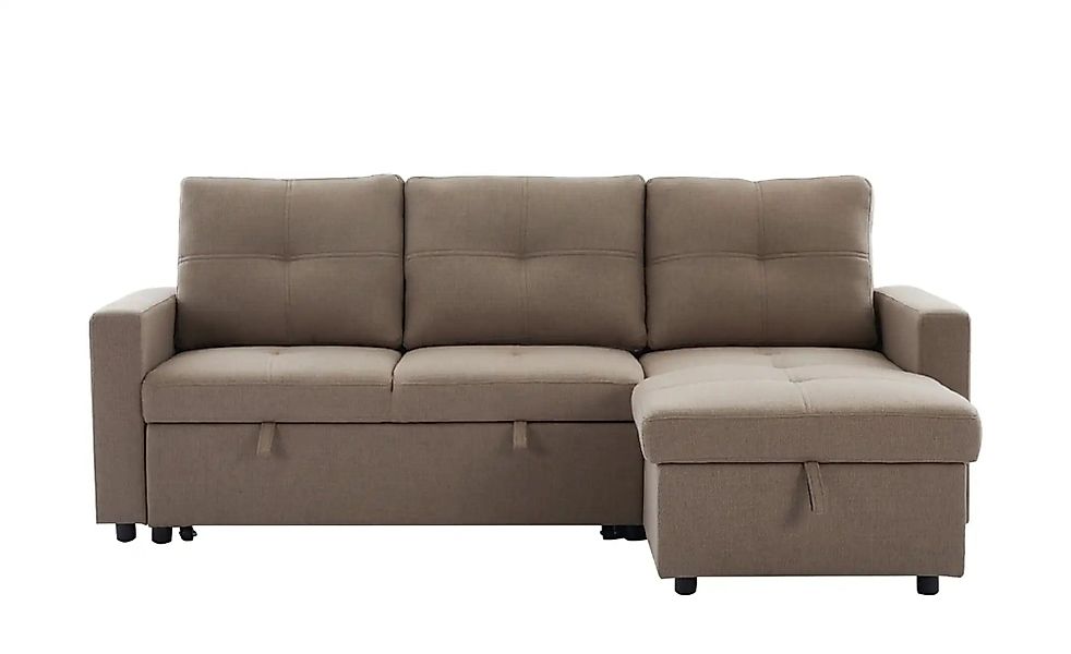 Ecksofa  Katalina ¦ braun ¦ Maße (cm): B: 217 H: 87 T: 132.0 Polstermöbel > günstig online kaufen