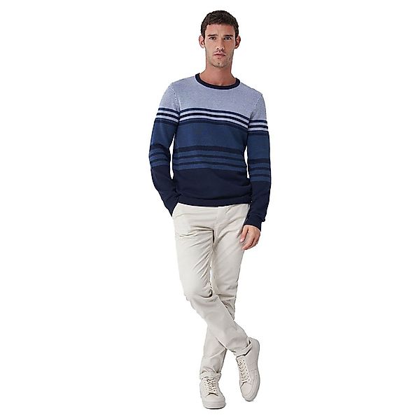 Salsa Jeans 126379-821 / Stripes Chest Pullover M Blue günstig online kaufen