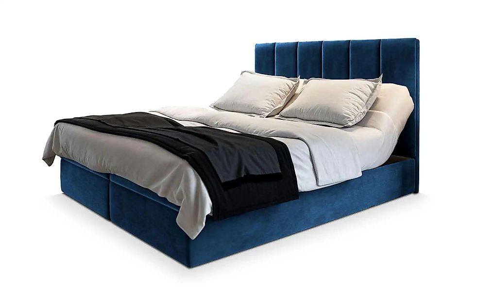 MASSENO Boxbett mit Bettkasten Barino ¦ blau ¦ Maße (cm): B: 160 H: 98 Bett günstig online kaufen