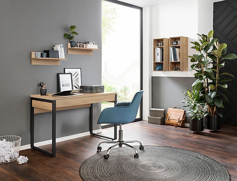 Places of Style Regal "Moid", modernes Wandregal, Breite 26 cm, Höhe 69,5 c günstig online kaufen