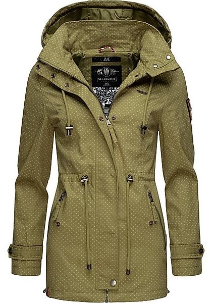 Marikoo Outdoorjacke Nyokoo modische Baumwoll Übergangsjacke mit großer Kap günstig online kaufen