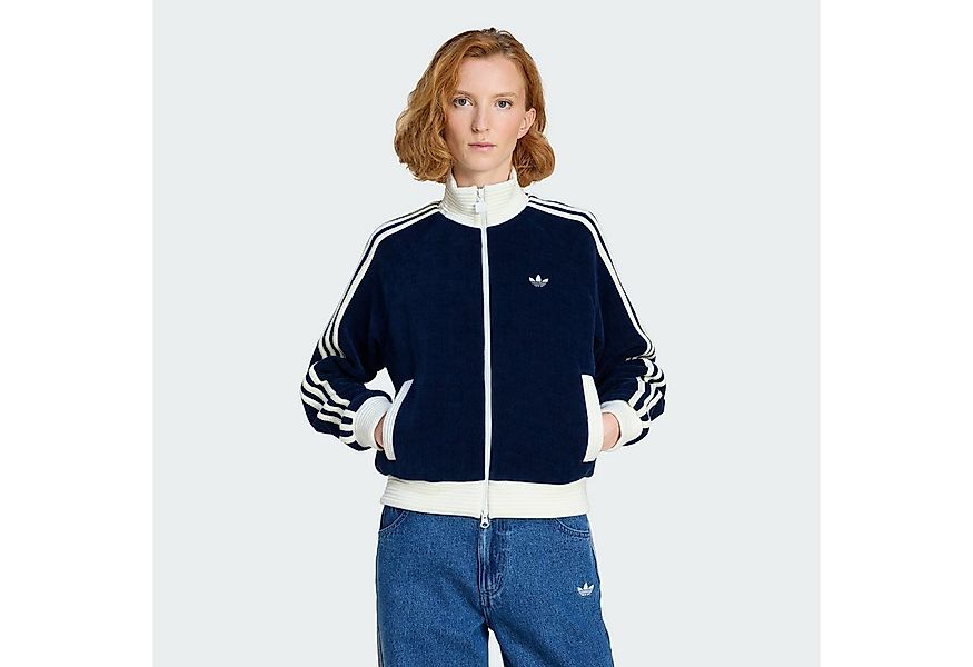 adidas Originals Blouson ADIDAS ORIGINALS VELOUR KNIT TRACK TOP (1-St) günstig online kaufen
