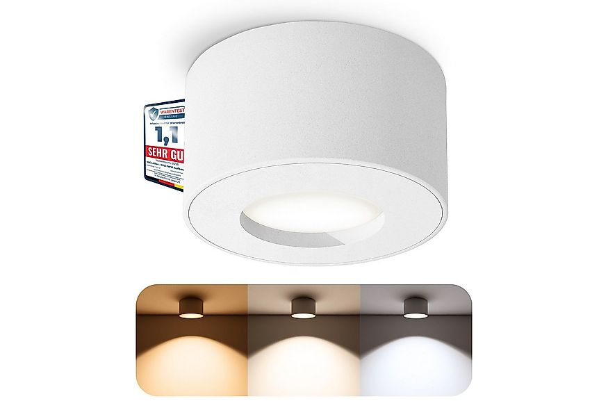 SSC-LUXon LED Außen-Deckenleuchte CELI-1 LED Bad Aufbauspot IP44 6W dimmbar günstig online kaufen