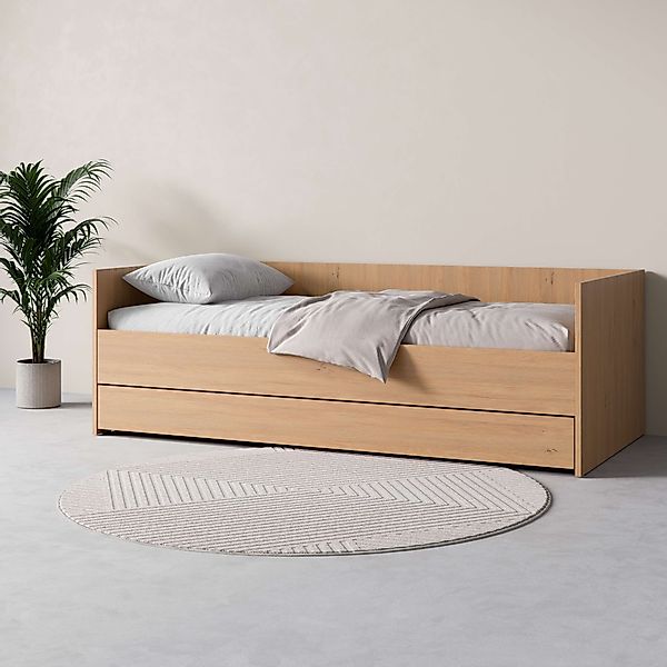 VOX Bett »SIMPLE Bettgestell mit Bettkasten und Zusatzbett, B/T/H: 95/205/6 günstig online kaufen