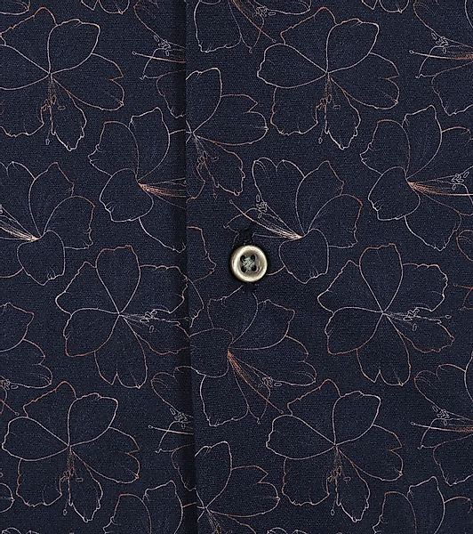 Suitable Hemd BD Blumen Dunkelblau - Größe XL günstig online kaufen