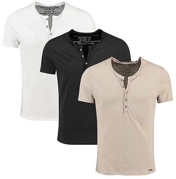 Key Largo Henleyshirt Lemonade vintage Look günstig online kaufen