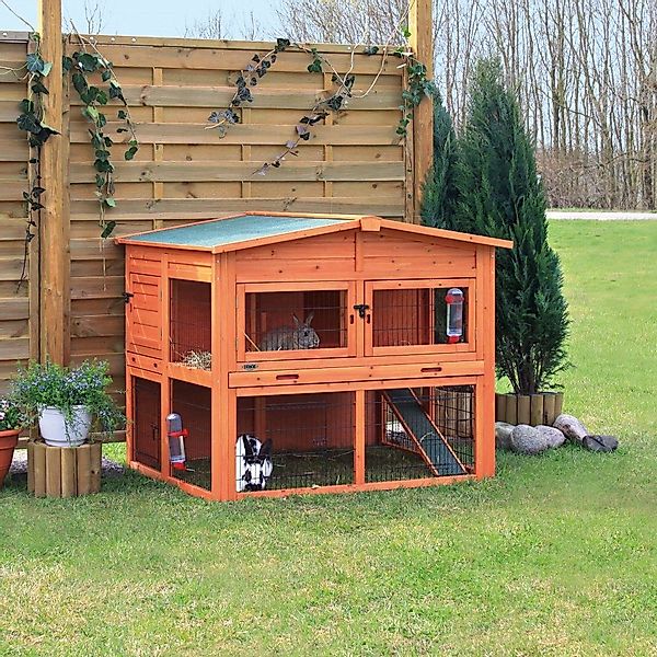 TRIXIE Kleintierstall natura Kaninchenstall XL, 2 günstig online kaufen