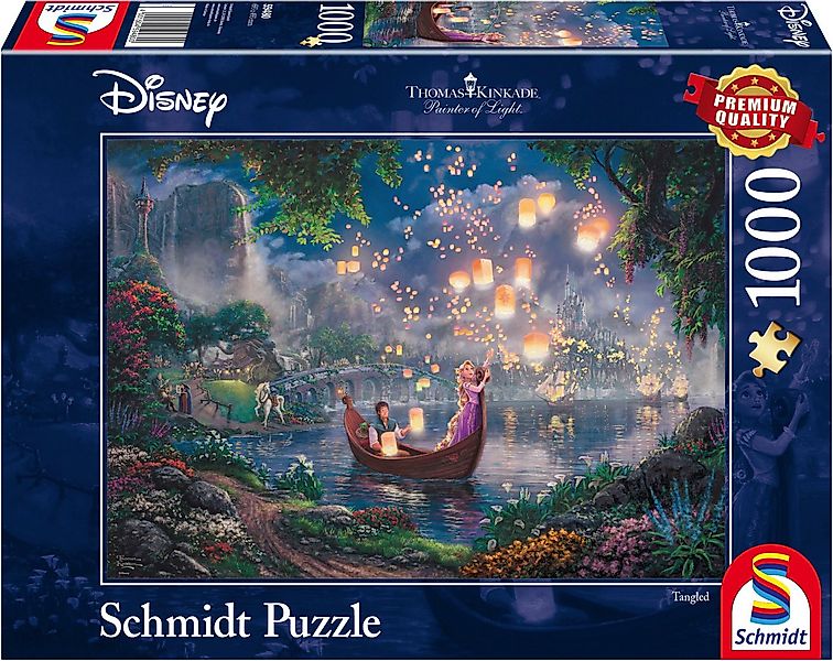 Schmidt Spiele Puzzle Disney, Rapunzel von Thomas Kinkade, 1000 Puzzleteile günstig online kaufen
