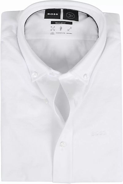 BOSS Hemd Uni Weiß - Größe 42 günstig online kaufen