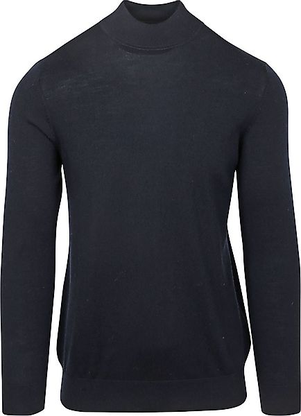Profuomo Turtleneck Merino Pullover Blau - Größe S günstig online kaufen
