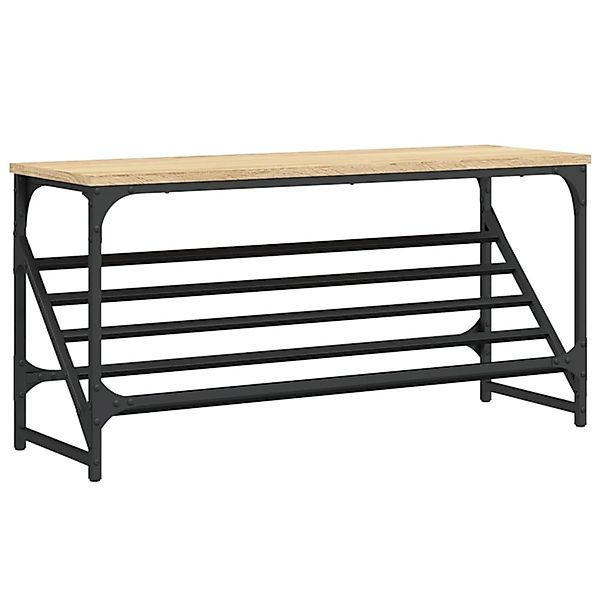 vidaXL Schuhregal Sonoma-Eiche 90x30x45 cm Holzwerkstoff 833419 günstig online kaufen