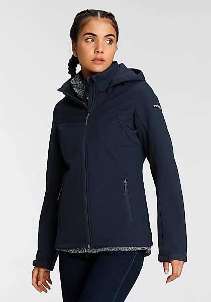 Icepeak Softshelljacke "ICEPEAK BRENHAM" 1 Stk. tlg. mit Kapuze Winddicht & günstig online kaufen